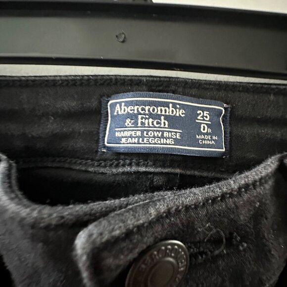 Abercrombie & Fitch Womens Harper Low Rise Jean Legging Size 0R - Picture 3 of 9